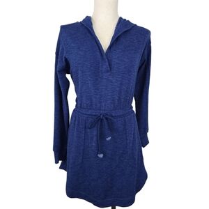 Anthropologie Daily Practice NWT Long Sleeve Hooded Cinched Waist Dress Sz XS